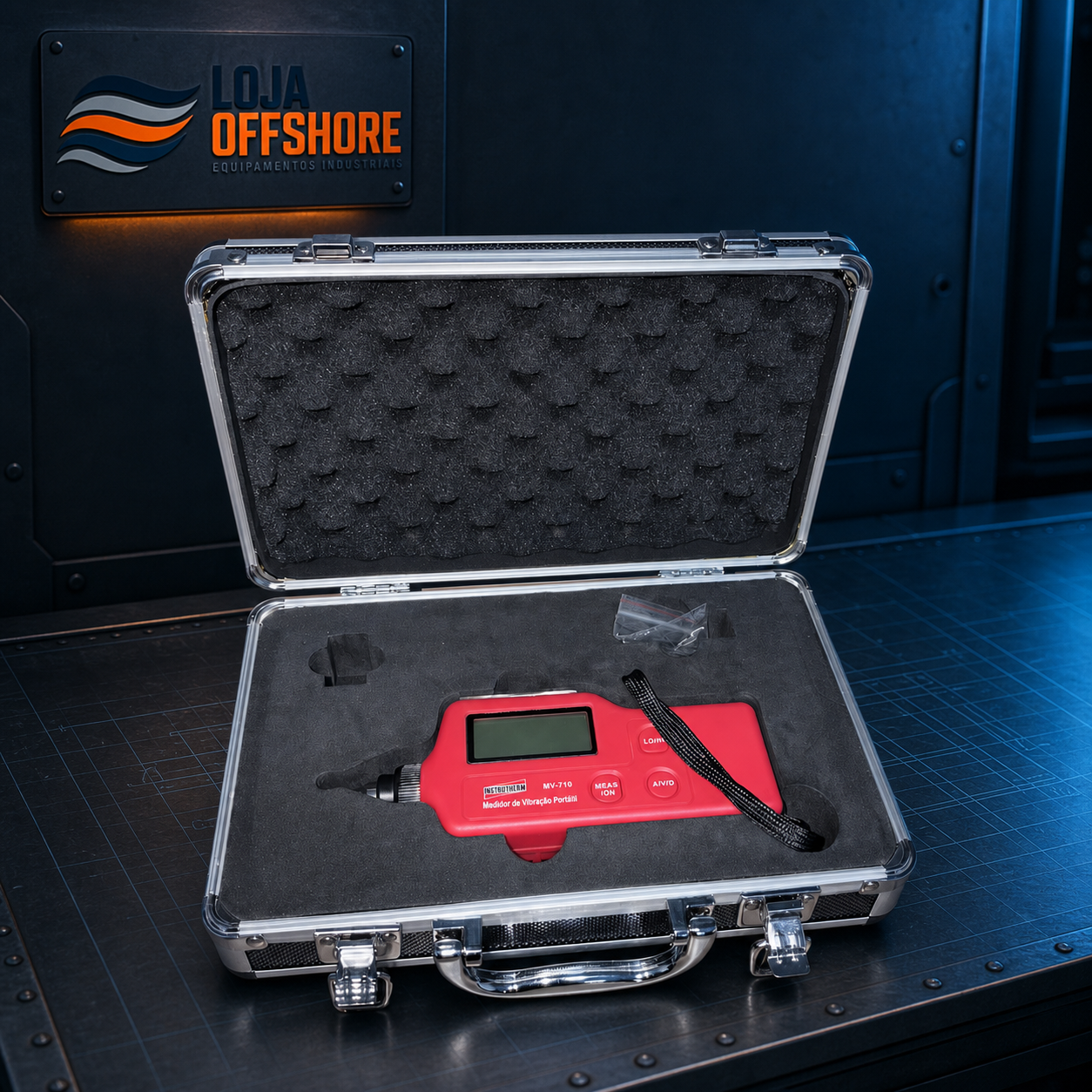 Medidor De Vibração Modelo Mv-710 — Loja Offshore