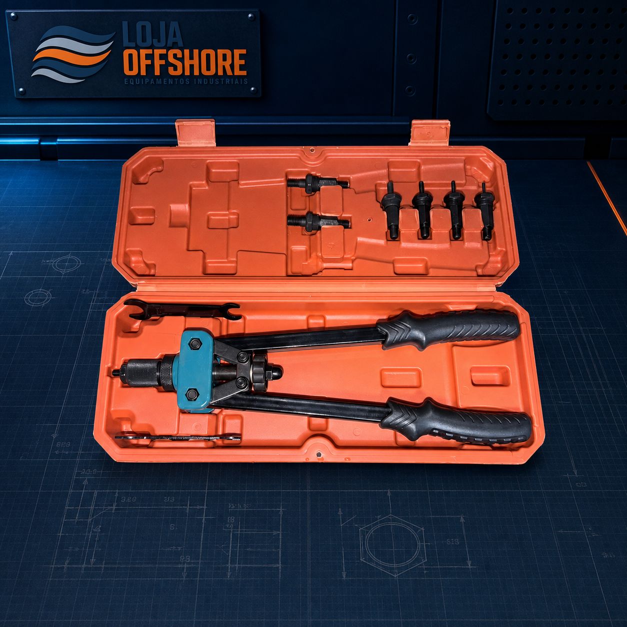 Rebitador Manual tipo Alavanca — Loja Offshore